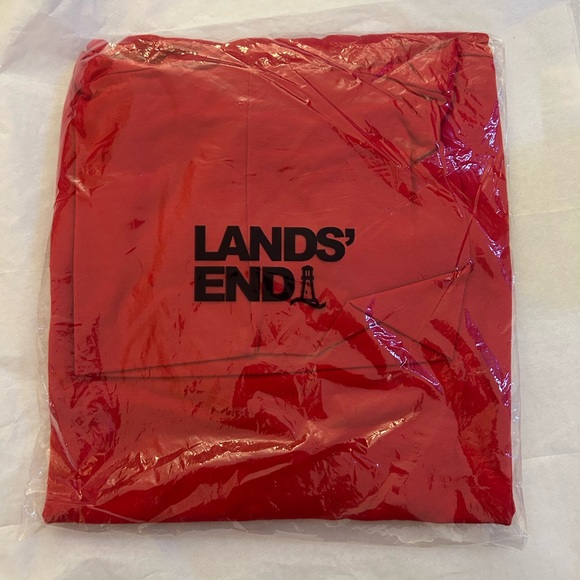 Lands End “wild cherry” turtleneck - Picture 1 of 2